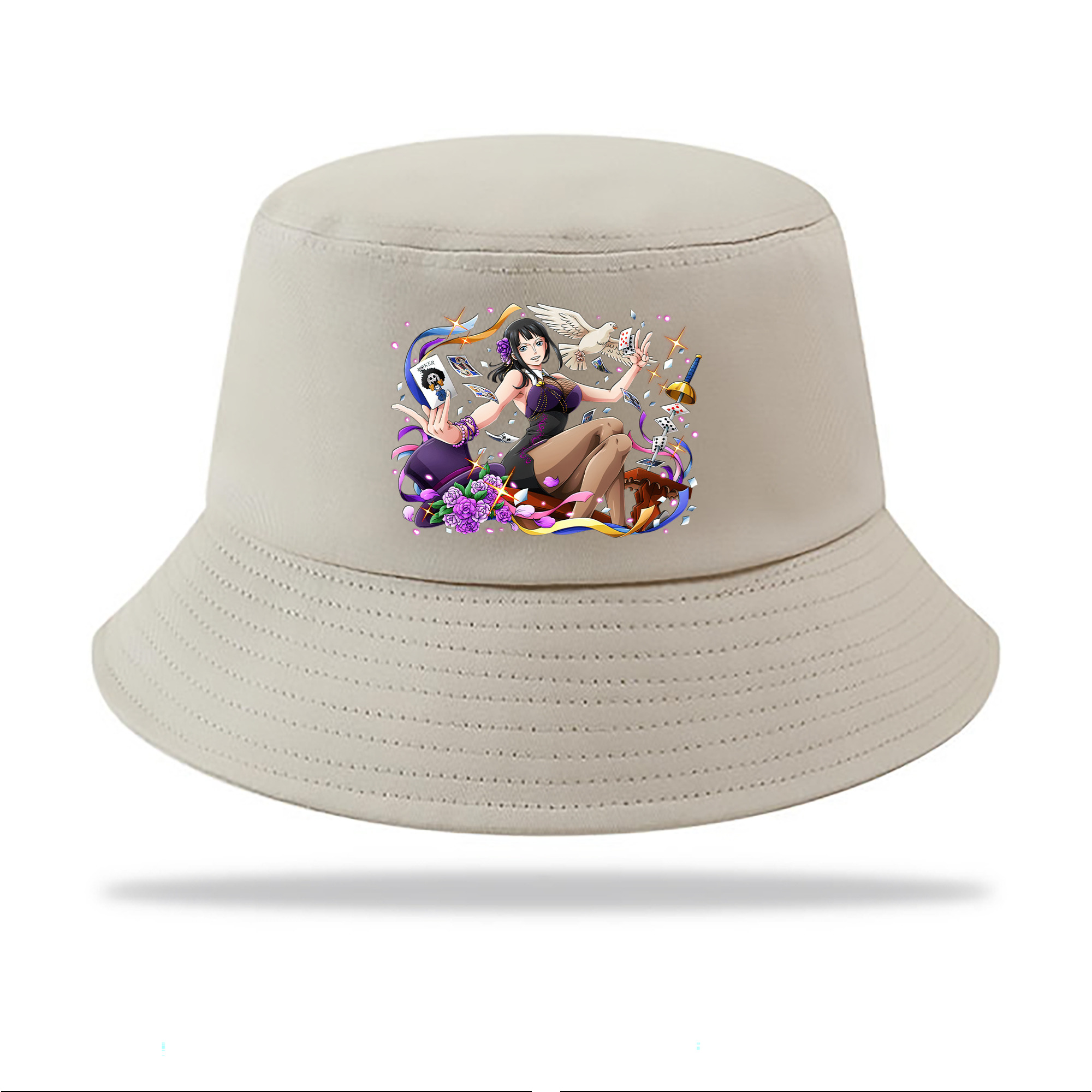 （画像用） ワンピース ニコ・ロビン ONE PIECE Nico Robin アウトドア日除けバケットハット